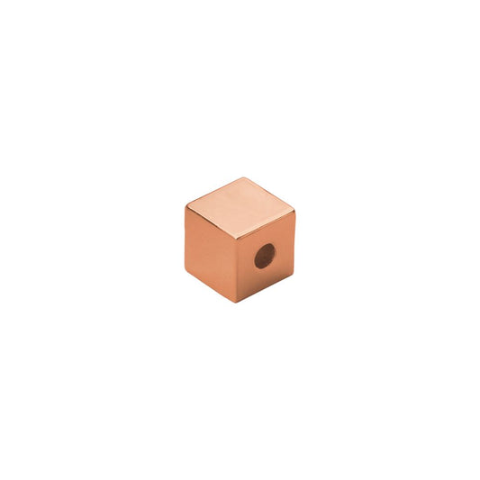 ImpressArt - Artisan Stamping Blanks, Cube (Small) Real Rose Gold Plated 2 st