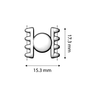 Cymbal Element - Ateni IV Antique Brass Plated lås 1 styck