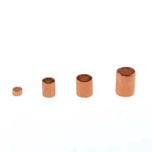 Basic Elements  - Crimp tube assortment, Copper plated, 600- pack