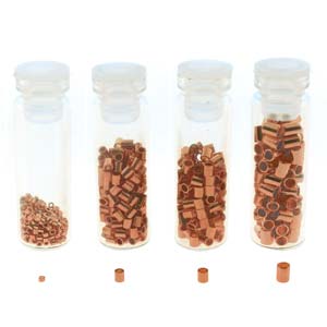 Basic Elements  - Crimp tube assortment, Copper plated, 600- pack