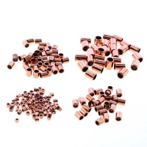 Basic Elements  - Crimp tube assortment, Copper plated, 600- pack