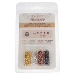 Basic Elements  - Crimp tube assortment, Mix 600- pack