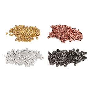 Basic Elements  - Crimp bead assortment, Mix, 600- pack