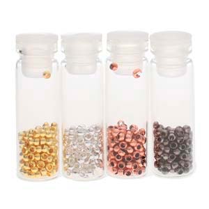 Basic Elements  - Crimp bead assortment, Mix, 600- pack