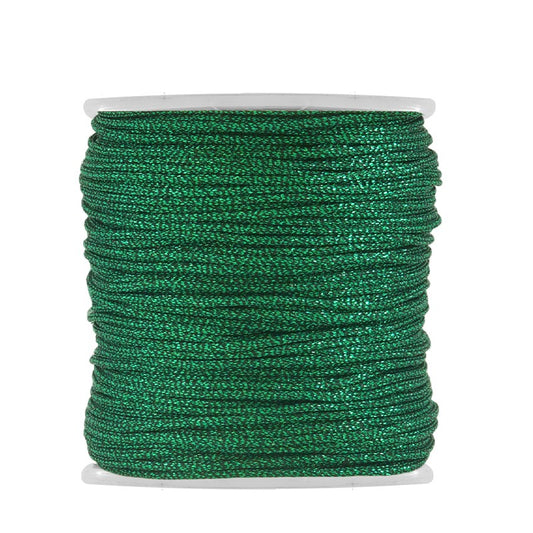 PL Rund - Dark green Metallic 1mm, 1m