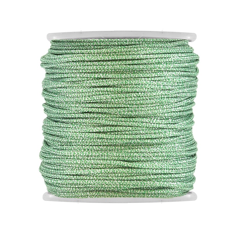 PL Rund - Light Green Metallic 1mm, 1m