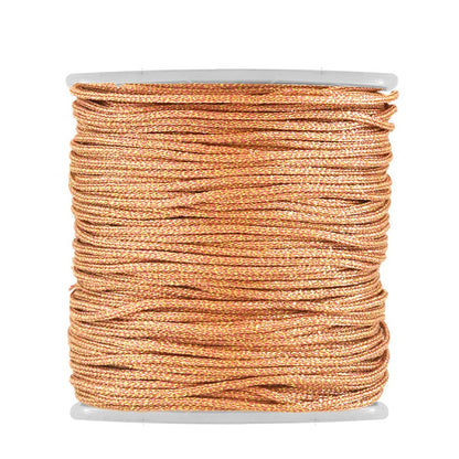 PL Rund - Light Rose gold Metallic 1mm, 1m