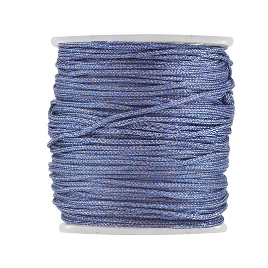 PL Rund - Blue Metallic 1mm, 1m