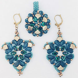 Mönster - Chandelier Earrings & Statement Ring