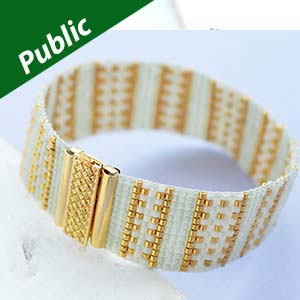 Mönster - Gold Line Bracelet