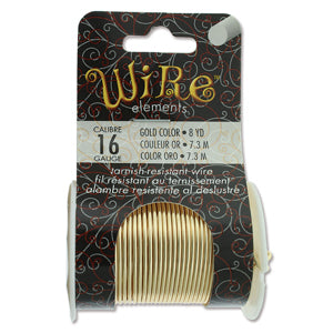 Wire Elements 16 Ga - Guldfärgad, Non tarnish, 1 rulle