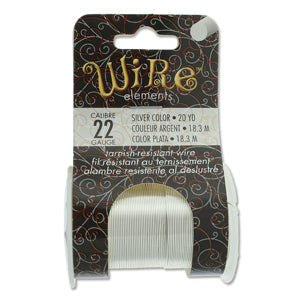 Wire Elements 22Ga - Silverfärgad, Non tarnish, 1 rulle