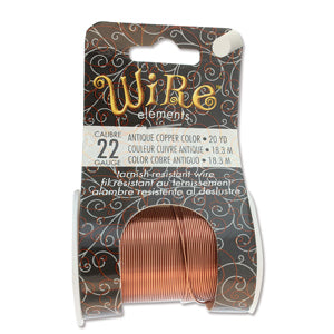 Wire Elements 22Ga - Antik Kopparfärgad, Non tarnish, 1 rulle