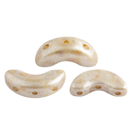 Arcos® par Puca® - Opaque Ivory Spotted 10 gram