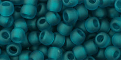 TOHO seed beads - Transparent Frosted Teal 6/0