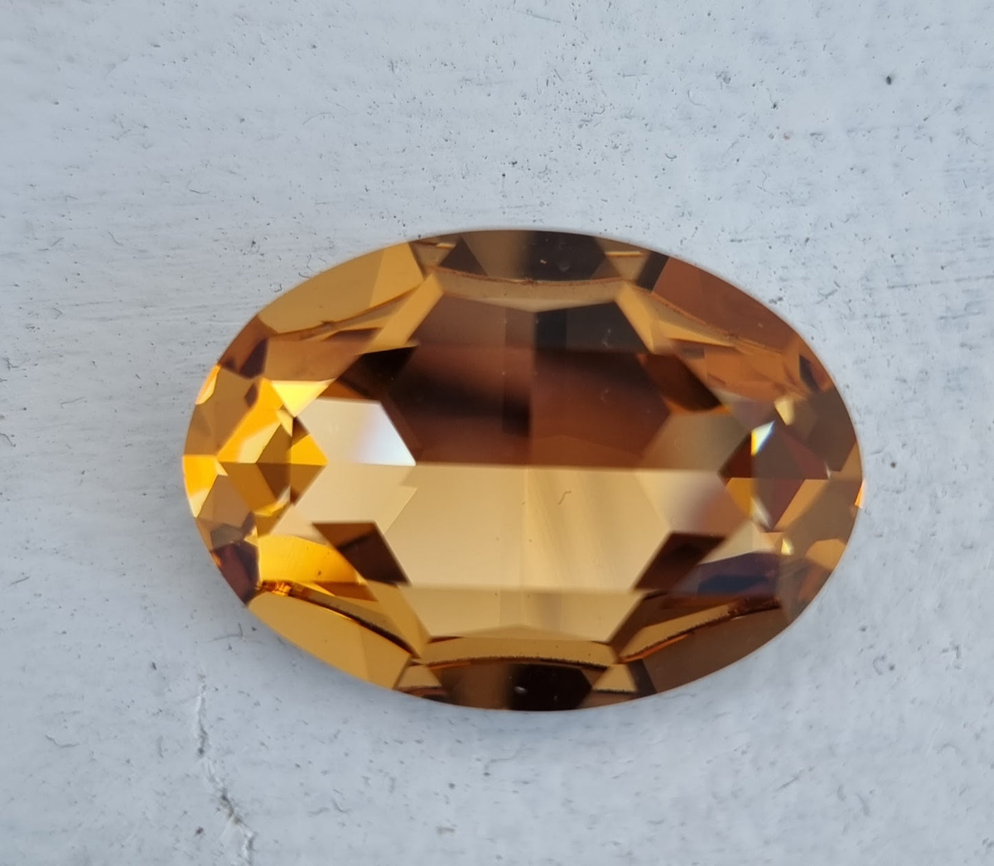 Swarovski crystals Big Fancy Oval (4127) - Light Colorado Topaz