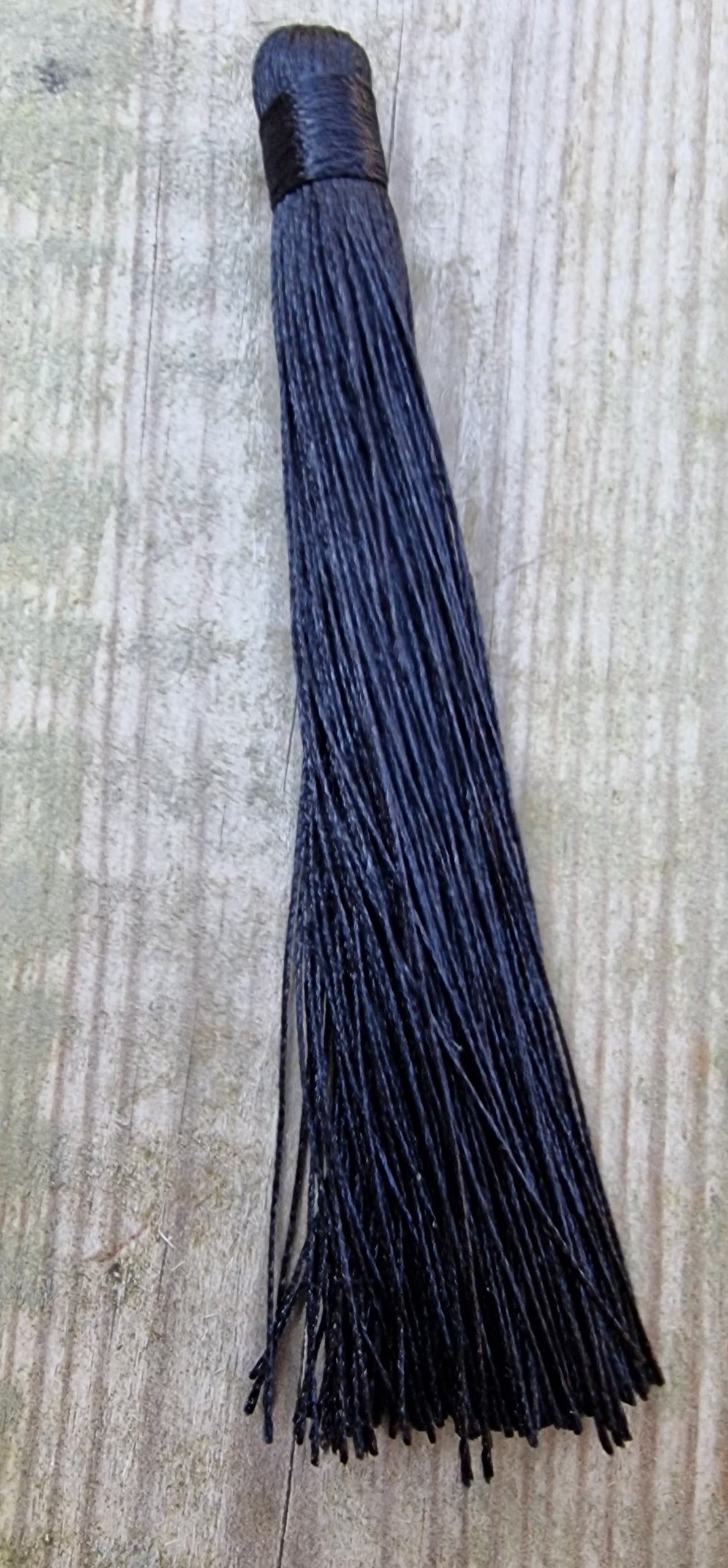 Hänge tassel polyester - Svart 120mm 1 styck