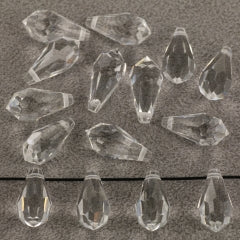 Preciosa Drop Pendant - Crystal 7,5x15mm, 1 styck