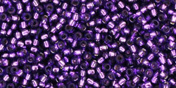 TOHO seed beads - Silver-lined Purple 15/0