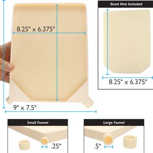 Basic elements - Mat tray med tratt, stor, 1 styck