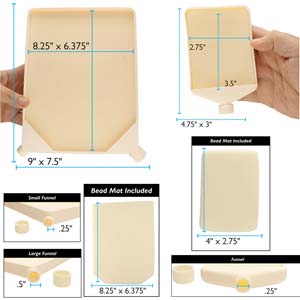 Basic elements - Mat tray med tratt, 1 set