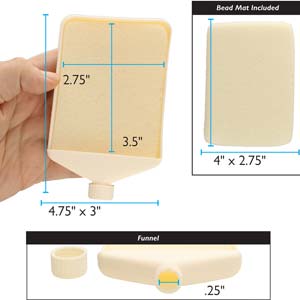 Basic elements - Mat tray med tratt, liten, 1 styck