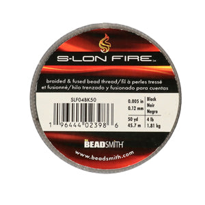 S-lon Fire - Black (svart) 4 lb, 50 YD