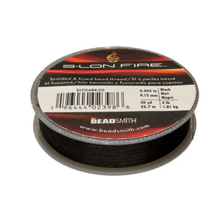 S-lon Fire - Black (svart) 4 lb, 50 YD