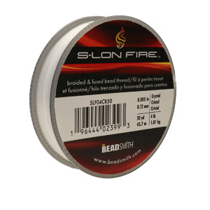 S-lon Fire - Crystal (klar) 4 lb, 50 YD