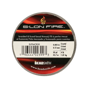 S-lon Fire - Crystal (klar) 4 lb, 50 YD