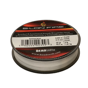 S-lon Fire - Crystal (klar) 4 lb, 50 YD