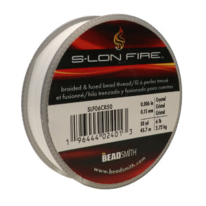 S-lon Fire - Crystal (klar) 6 lb, 50 YD