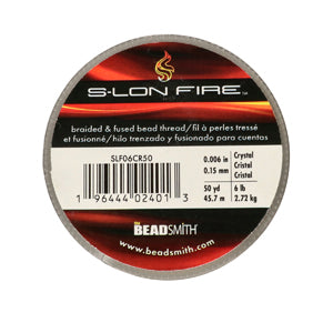 S-lon Fire - Crystal (klar) 6 lb, 50 YD