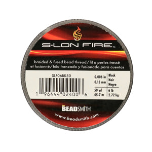 S-lon Fire - Black (svart) 6 lb, 50 YD