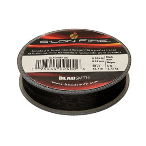 S-lon Fire - Black (svart) 6 lb, 50 YD