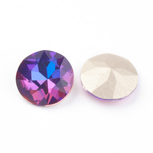 Kinesisk strass- Round stone Violet blue 8mm 1styck