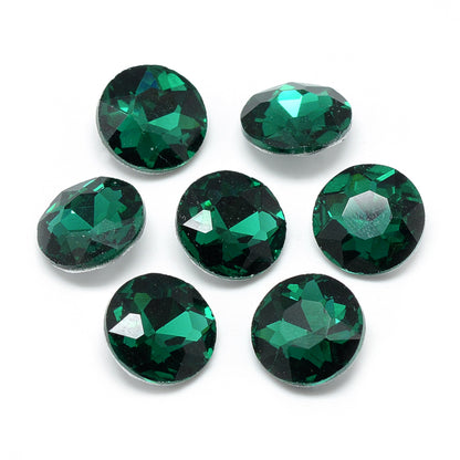 Kinesisk strass- Round stone Sea Green 8mm 1styck