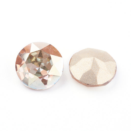 Kinesisk strass- Round stone Sunshine 8mm 1styck