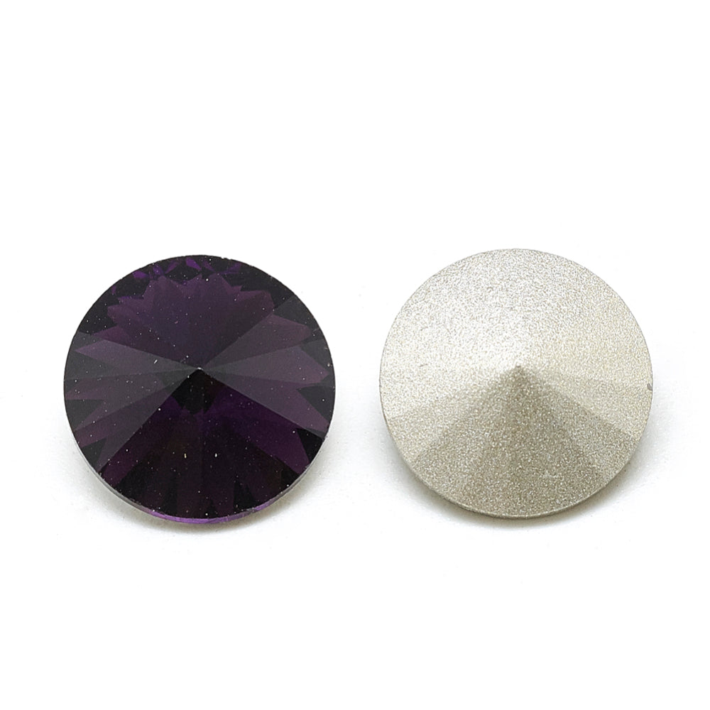 Kinesisk strass- Rivoli Amethyst 8mm 1styck