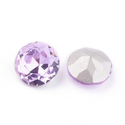 Kinesisk strass- Round stone Violet  10mm 1styck