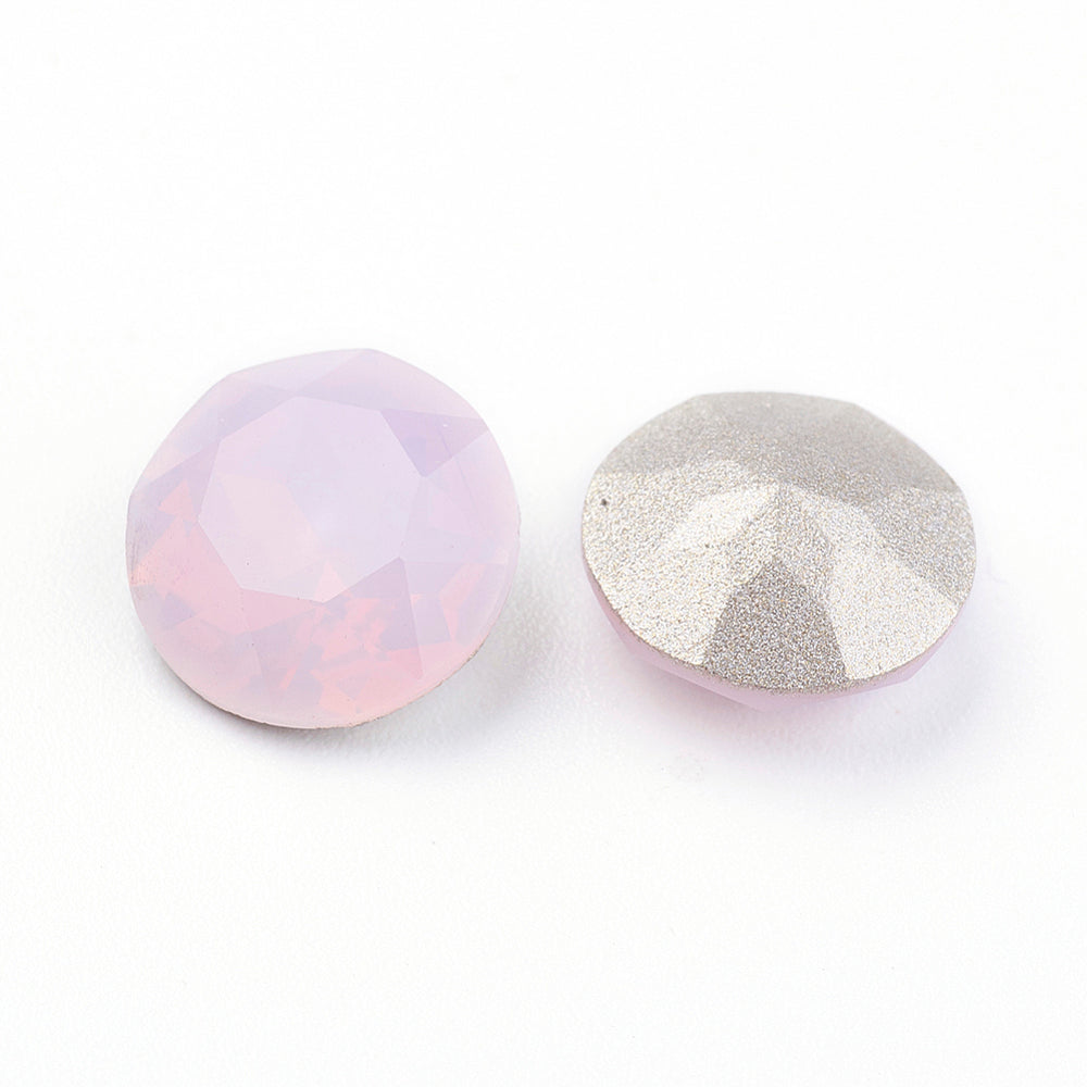 Kinesisk strass- Round stone Rosewater Opal 10mm 1styck