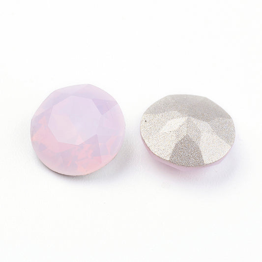 Kinesisk strass- Round stone Rosewater Opal 10mm 1styck