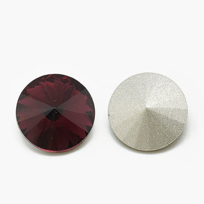 Kinesisk strass- Rivoli Burgundy 10mm 1styck