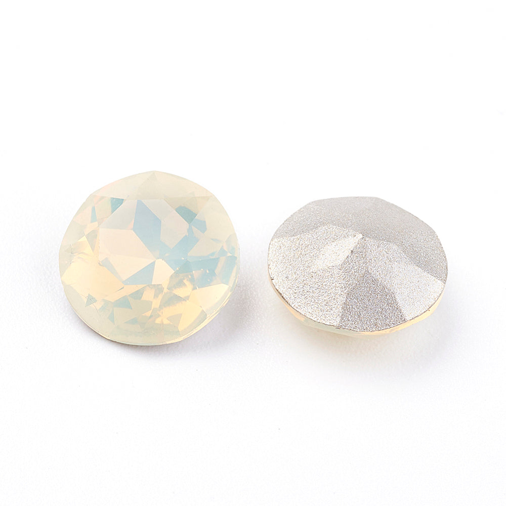 Kinesisk strass- Round stone Sand Opal 8mm 1styck