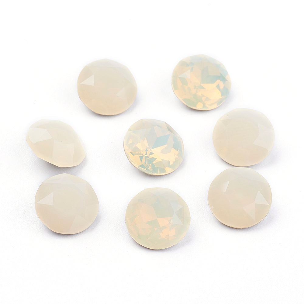 Kinesisk strass- Round stone Sand Opal 8mm 1styck