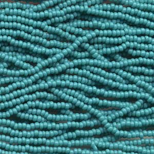 Tjeckiska seed beads - Turquoise Green 11/0