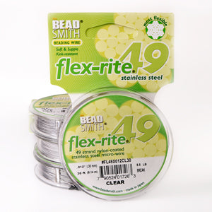 flex-rite - Clear 0,30mm, 49 trådar, 1 rulle