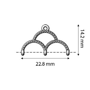 Cymbal Element - Skaloti III Antique Brass Plated 2-pack