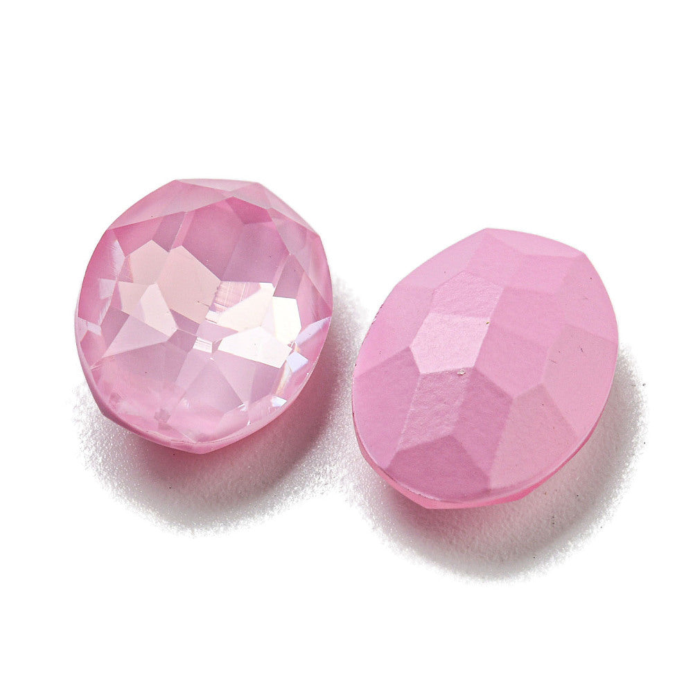 Kinesisk strass - Oval  Sorbet Rosaline 14x10mm 1styck