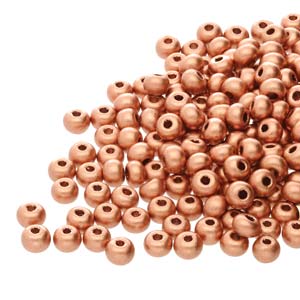 Tjeckiska seed beads - Soft Copper 11/0